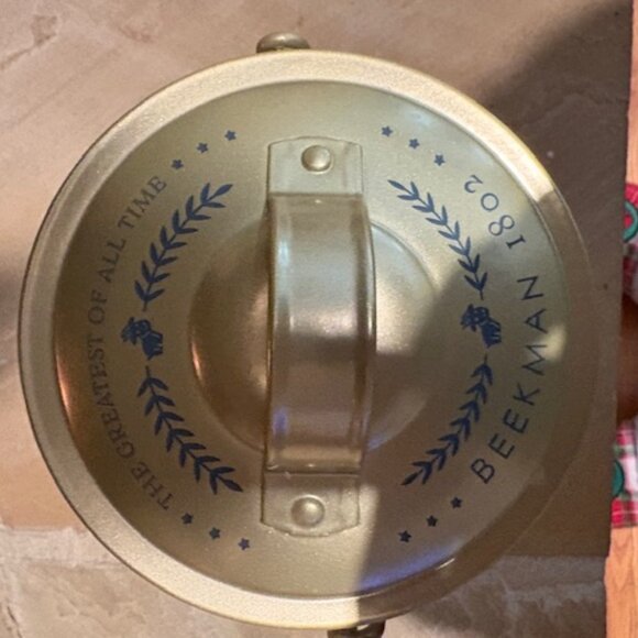 BEEKMAN 1802 COLLECTIBLE GOAT MILK DAIRY NY FARM OLD FASHIONED TIN CAN PAIL 2025 - Picture 2 of 6